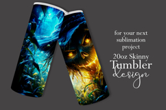 Halloween Tumbler Wrap, Halloween Scary Scarecrow Tumbler t2 Product Image 2