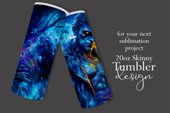 Halloween Tumbler Wrap, Halloween Scary Monster Tumbler t4 Product Image 2