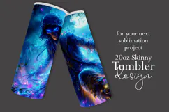 Halloween Tumbler Wrap, Halloween Scary Monster Tumbler t6 Product Image 2