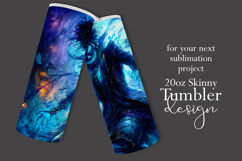 Halloween Tumbler Wrap, Halloween Scary Monster Tumbler t7 Product Image 2