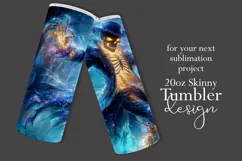 Halloween Tumbler Wrap, Halloween Scary Monster Tumbler t8 Product Image 2