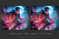 Halloween Tumbler Wrap, Halloween Scary Vampire Tumbler, t10 Product Image 3