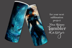 Halloween Tumbler Wrap, Halloween Scary Vampire Tumbler, t13 Product Image 2