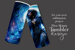 Halloween Tumbler Wrap, Halloween Scary Vampire Tumbler, t14 Product Image 2