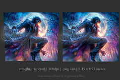 Halloween Tumbler Wrap, Halloween Scary Vampire Tumbler, t3 Product Image 3