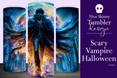 Halloween Tumbler Wrap, Halloween Scary Vampire Tumbler, t4 Product Image 1
