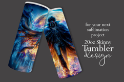 Halloween Tumbler Wrap, Halloween Scary Vampire Tumbler, t4 Product Image 2