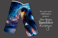 Halloween Tumbler Wrap, Halloween Scary Vampire Tumbler, t5 Product Image 2