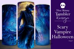 Halloween Tumbler Wrap, Halloween Scary Vampire Tumbler, t6 Product Image 1