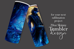 Halloween Tumbler Wrap, Halloween Scary Vampire Tumbler, t6 Product Image 2