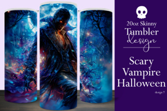 Halloween Tumbler Wrap, Halloween Scary Vampire Tumbler, t7 Product Image 1