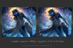 Halloween Tumbler Wrap, Halloween Scary Werewolf Tumbler, 1 Product Image 3