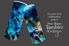 Halloween Tumbler Wrap, Halloween Scary Werewolf Tumbler, 10 Product Image 2