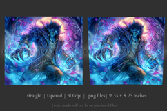 Halloween Tumbler Wrap, Halloween Scary Werewolf Tumbler, 3 Product Image 3