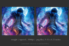 Halloween Tumbler Wrap, Halloween Scary Werewolf Tumbler, 6 Product Image 3