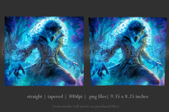 Halloween Tumbler Wrap, Halloween Scary Werewolf Tumbler, 7 Product Image 3