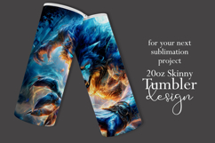 Halloween Tumbler Wrap, Halloween Scary Werewolf Tumbler, 9 Product Image 2