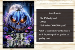 Halloween Garden Flag, Happy Halloween, Jack o Lantern Flag Product Image 2