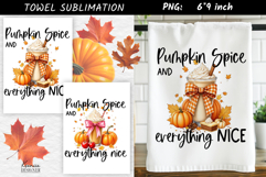 Pumpkin Spice and Everything Nice | Fall Quote Sublimation Product Image 1