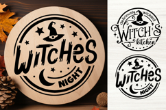 Halloween Round Signs| 2 SVG cut files Product Image 1