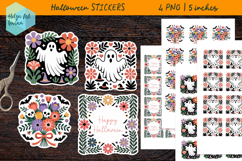 Cute Halloween, Stickers printable PNG Product Image 1