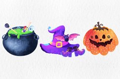 Halloween witch clipart | Halloween trio png sublimation Product Image 1