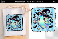 Neon Iridescent Halloween Trendy Candy Tote Bag Sublimation Product Image 1