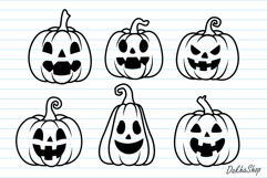 Halloween SVG, Cute Pumpkin Halloween SVG, Pumpkin SVG Product Image 4