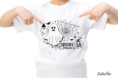 Halloween Svg Spooky Season Svg Halloween Ghost Spider web Product Image 3