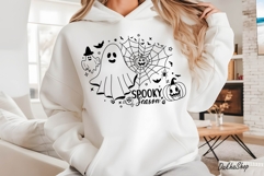 Halloween Svg Spooky Season Svg Halloween Ghost Spider web Product Image 4