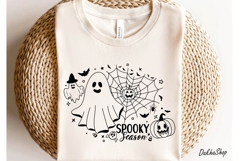 Halloween Svg Spooky Season Svg Halloween Ghost Spider web Product Image 5