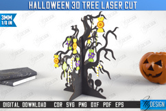 Halloween 3D Tree Laser Cut | Seasonal Home Décor Idea | CNC Product Image 1