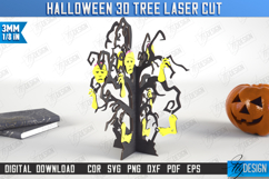 Halloween 3D Tree Laser Cut | Seasonal Home Décor Idea | CNC Product Image 1