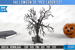 Halloween 3D Tree Laser Cut | Seasonal Home Décor Idea | CNC Product Image 1