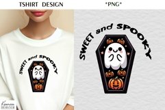 Cartoon Halloween Ghost|Funny Halloween Quotes T Shirt Product Image 1