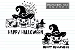 2 Halloween Svg, Happy Halloween Svg, Halloween Svg Design. Product Image 9