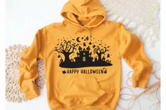 Halloween Scene Svg, Happy Halloween Svg For Kids. Product Image 8