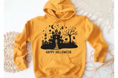 Halloween Scene Svg, Happy Halloween Svg For Kids. Product Image 9