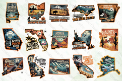 Halloween 50 US States PNG Bundle Product Image 7