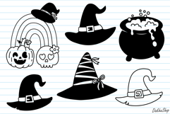 Halloween Svg, Ghost Svg, Witch hat Svg, Cute Ghost Svg Product Image 4