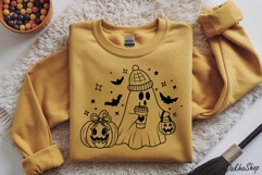 Ghost Svg, Halloween Ghost Svg, Spooky Season Svg. Product Image 8