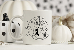 Halloween Svg, Ghost Svg, Witch hat Svg, Cute Ghost Svg Product Image 8