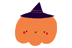 Halloween Clipart Hand Drawn Autumn Horror PNG JPG Product Image 4