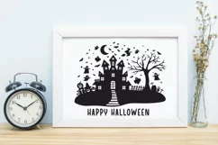 Halloween Scene Svg, Happy Halloween Svg For Kids. Product Image 5