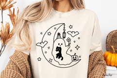 Halloween Svg, Ghost Svg, Witch hat Svg, Cute Ghost Svg Product Image 9