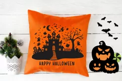 Halloween Scene Svg, Happy Halloween Svg For Kids. Product Image 7
