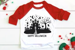 Halloween Scene Svg, Happy Halloween Svg For Kids. Product Image 4