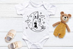 Halloween Svg, Ghost Svg, Witch hat Svg, Cute Ghost Svg Product Image 6