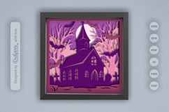 Halloween Abandoned Old Church Layered SVG Product Image 3