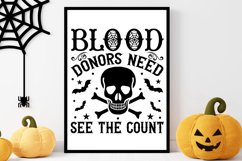 Blood donors need see the count SVG, Halloween SVG Design Product Image 2